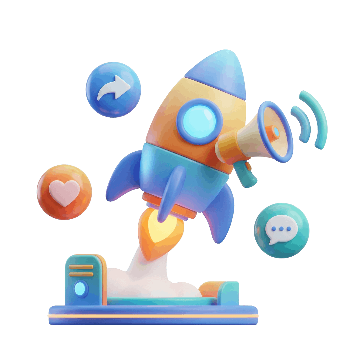 Digital Business Rocket Representation